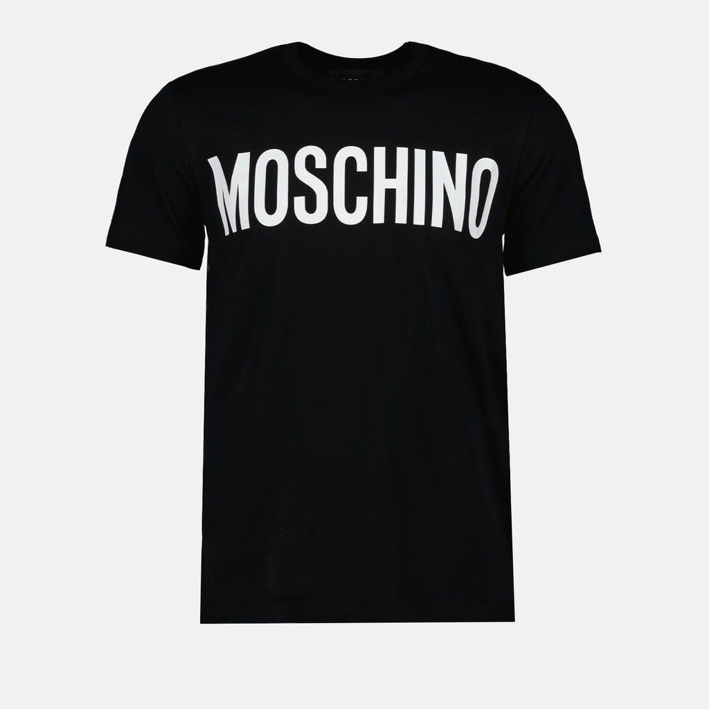 T-shirt T-shirt à logo Moschino Nero Homme