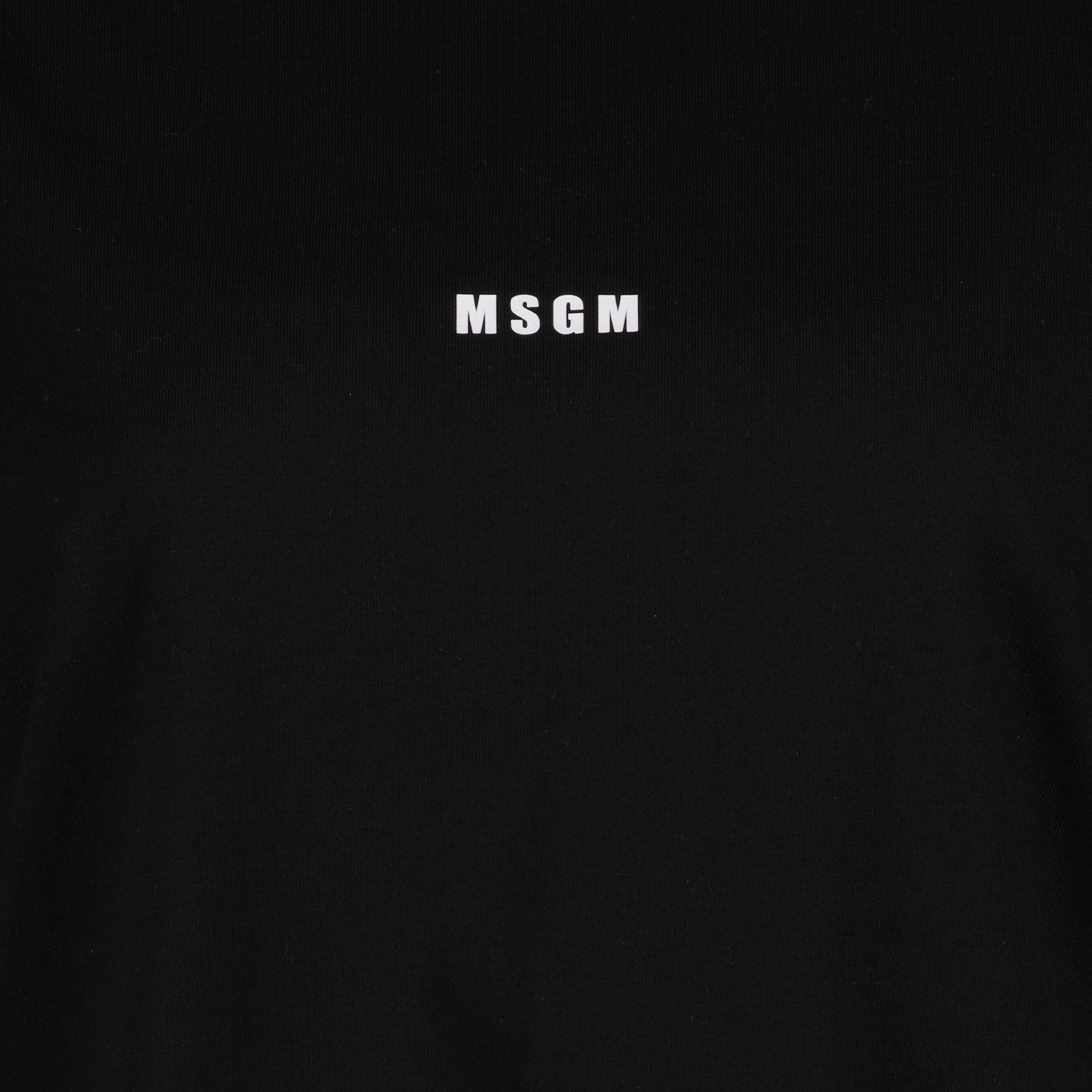 T-Shirts T-shirt à logo MSGM Schwarz Femme
