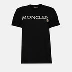 T-Shirts T-shirt à logo Moncler Schwarz Femme