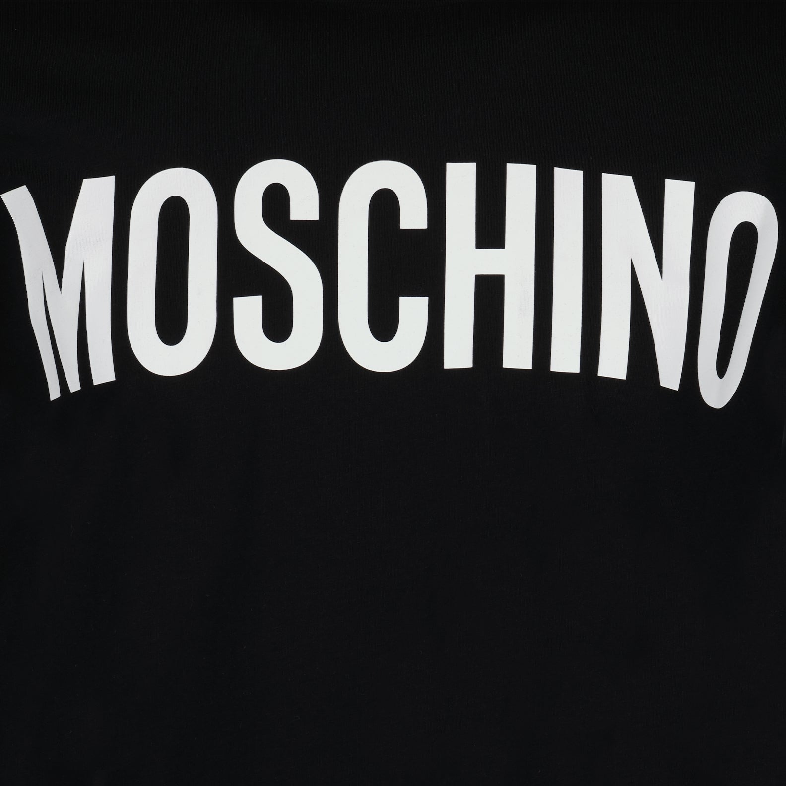 T-shirt T-shirt à logo Moschino Nero Homme
