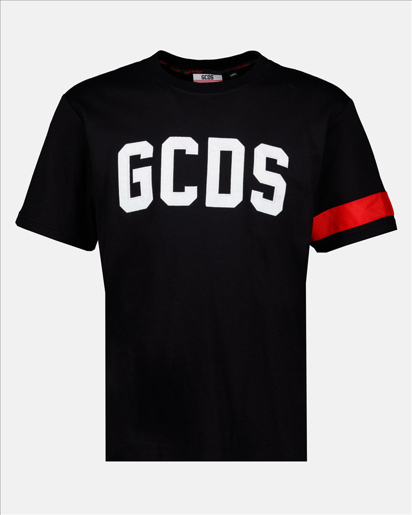 T-shirt T-shirt à logo GCDS Nero Homme