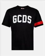T-shirt T-shirt à logo GCDS Nero Homme