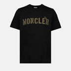T-Shirts T-shirt à logos Moncler Schwarz Homme