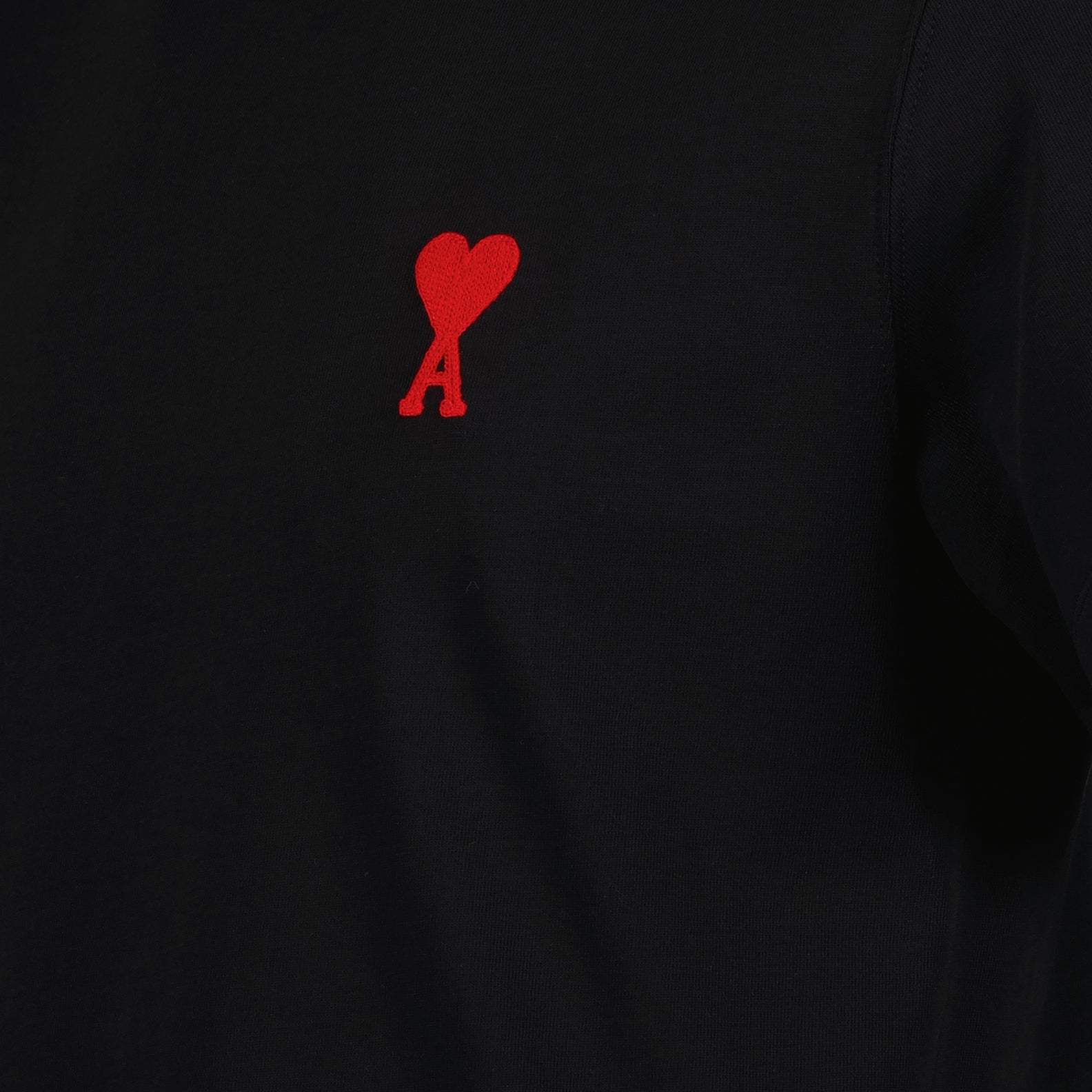 티셔츠 T-shirt Ami de Coeur Ami PARIS 검은색 남여공용