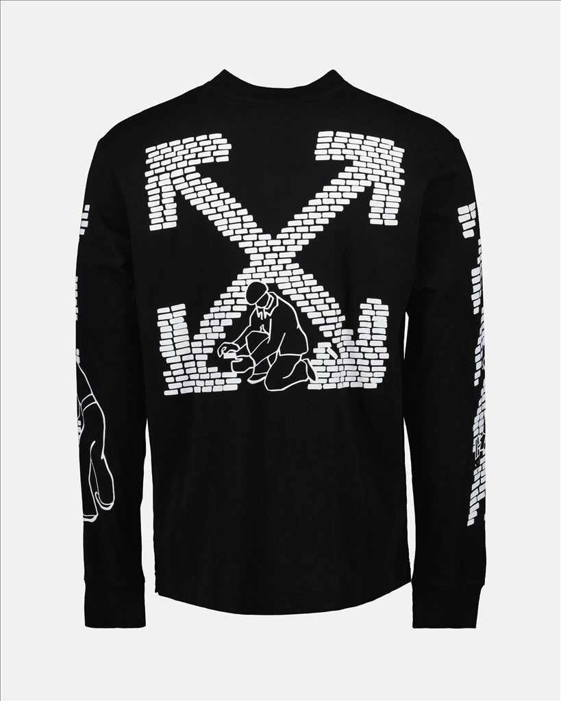 T-shirts T-shirt Arrow bricks Off-White Noir Homme