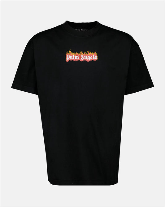 Burning logo t-shirt