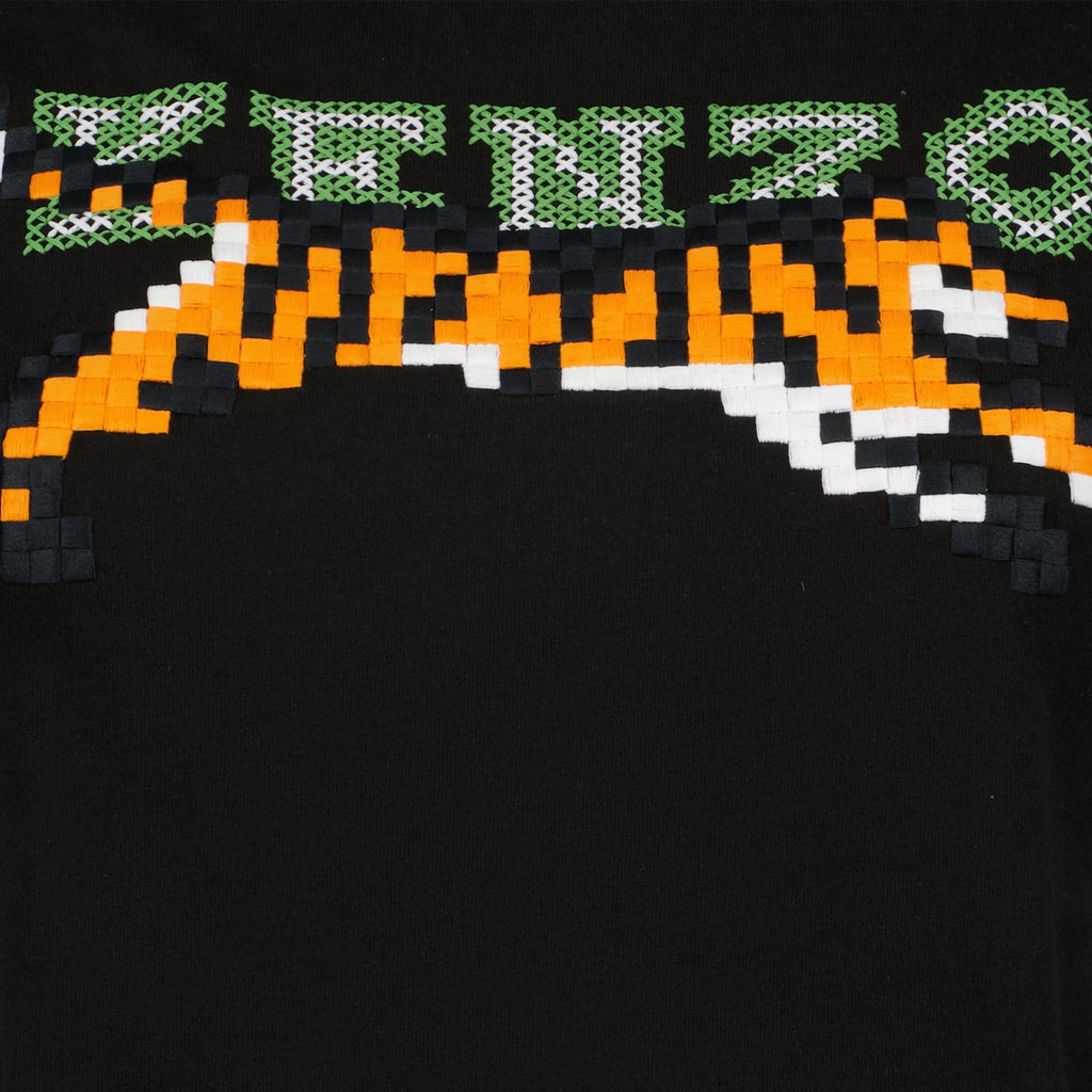 Tシャツ ケンゾー ピクセル T シャツ Kenzo 黒 女性
