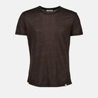 T-shirts T-shirt OB-T en lin Orlebar Brown Marron Homme