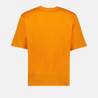 T-shirt T-shirt à logo brodé Moschino Arancia Homme