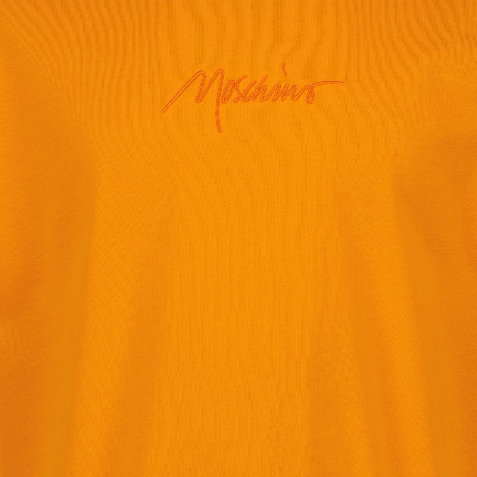 T-shirt T-shirt à logo brodé Moschino Arancia Homme