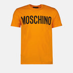 T-shirts Logo T-shirt Moschino Orange Man