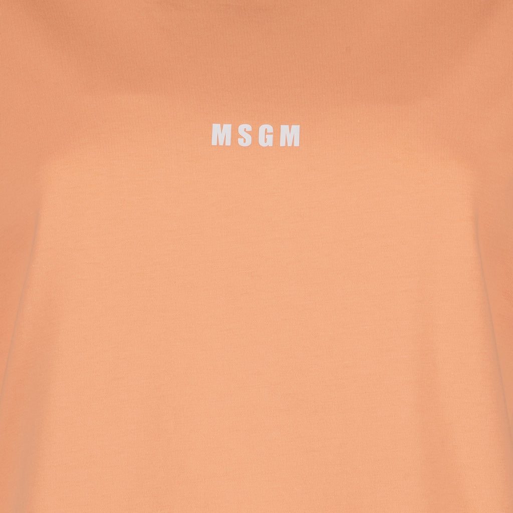 T-Shirts T-shirt à logo MSGM Orange Femme