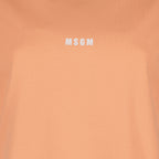 T-Shirts T-shirt à logo MSGM Orange Femme
