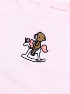 의류 T-shirt Ourson Fendi 분홍색 어린이들