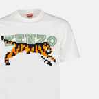 T-shirts T-shirt oversize "Kenzo Pixel" Kenzo Blanc Homme