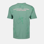 티셔츠 T-shirt painted pxp Palm Angels 녹색 Homme