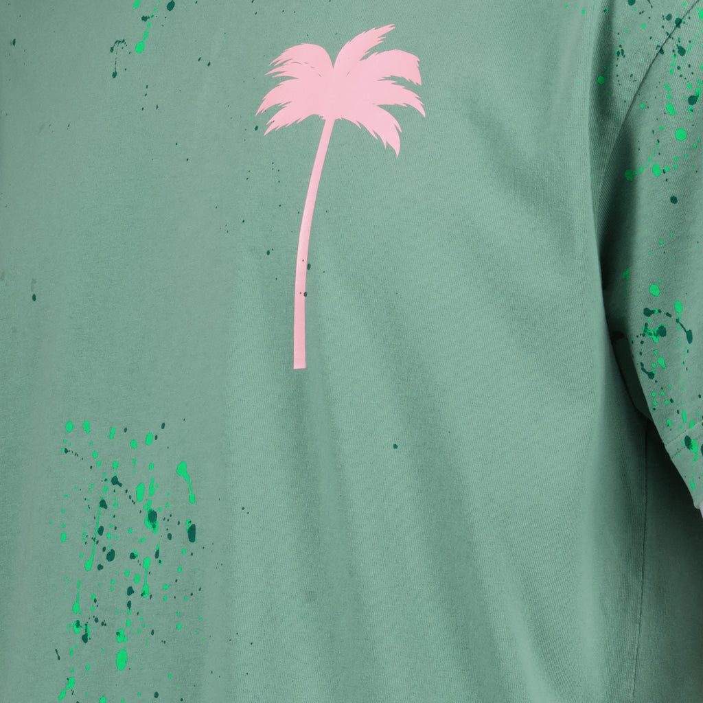티셔츠 T-shirt painted pxp Palm Angels 녹색 Homme
