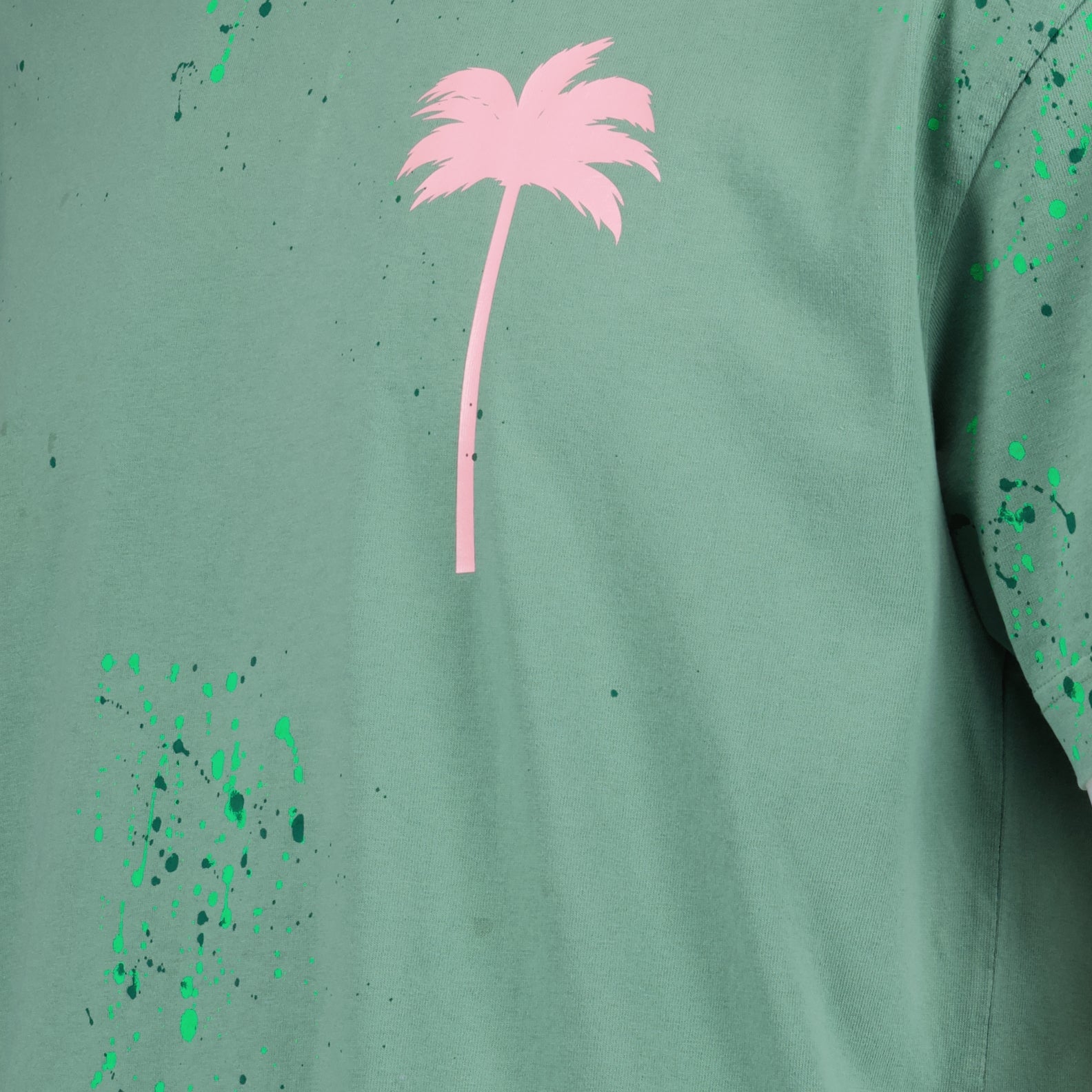 티셔츠 T-shirt painted pxp Palm Angels 녹색 Homme