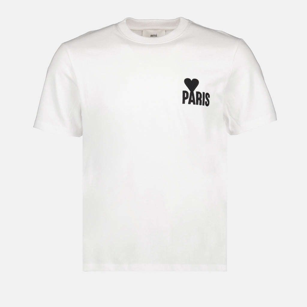 T-shirts Paris Ami de Coeur T-shirt Ami PARIS White Unisex