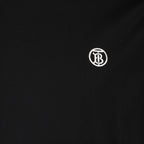 Camisetas Camiseta con Logo Parker Burberry Negro Homme