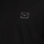 T-shirts T-shirt plaque à logo Dolce & Gabbana Noir Homme