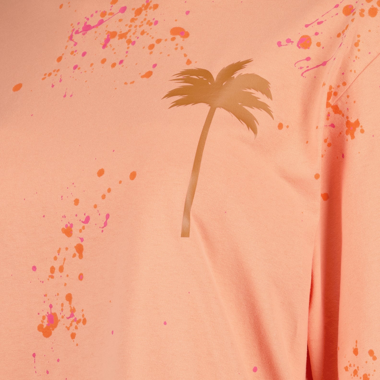 T-Shirts T-shirt PXP painted Palm Angels Orange Femme