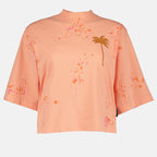 T-Shirts T-shirt PXP painted Palm Angels Orange Femme