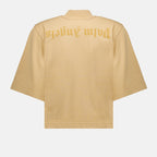 T-Shirts T-shirt reverse logo Palm Angels Beige Femme