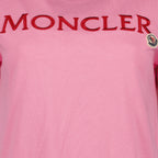 T-shirts Logo T-shirt Moncler Pink Women