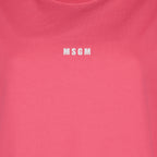T-Shirts T-shirt à logo MSGM Rosa Femme
