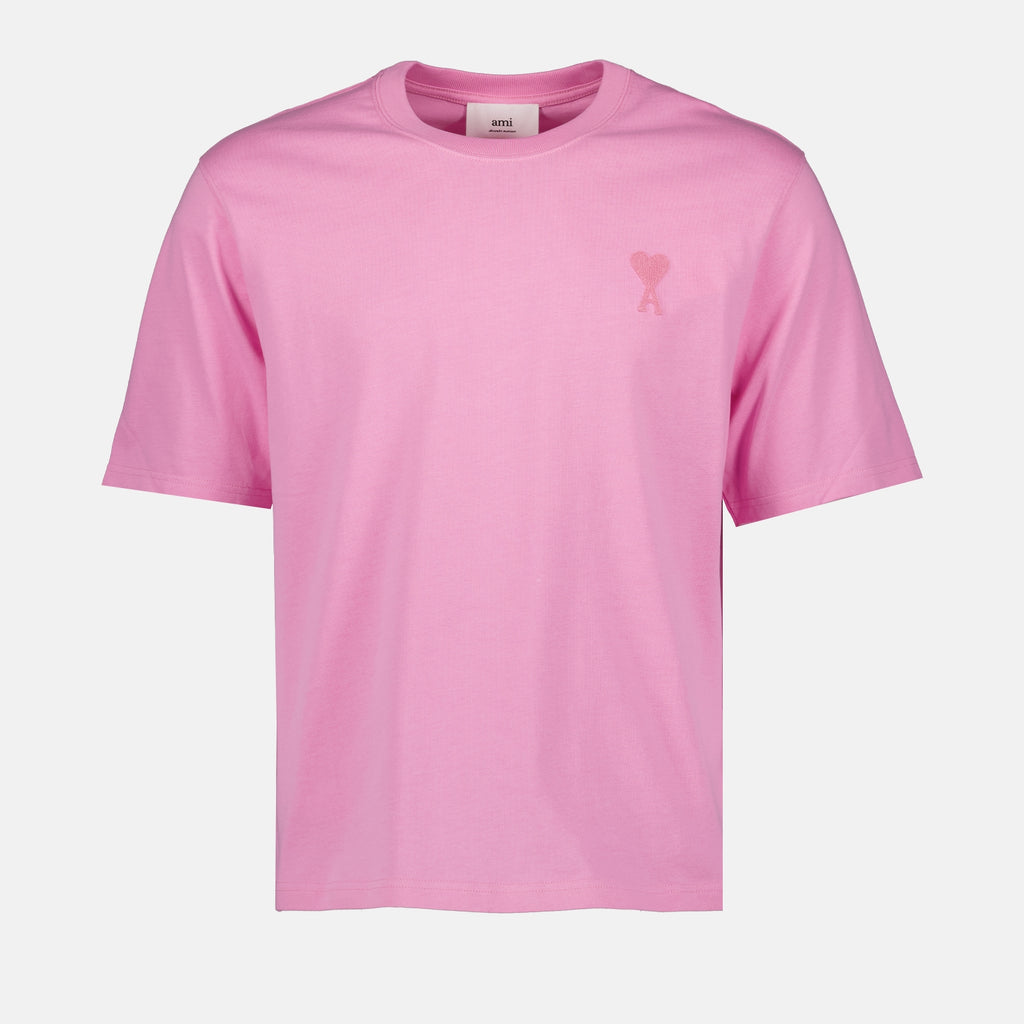 T-shirts T-shirt Ami de Coeur Ami PARIS Rose Unisexe