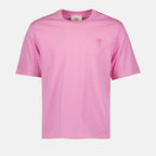 T-shirts T-shirt Ami de Coeur Ami PARIS Rose Unisexe