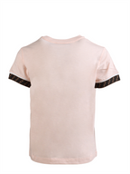 의류 T-shirt FF Fendi 분홍색 어린이들