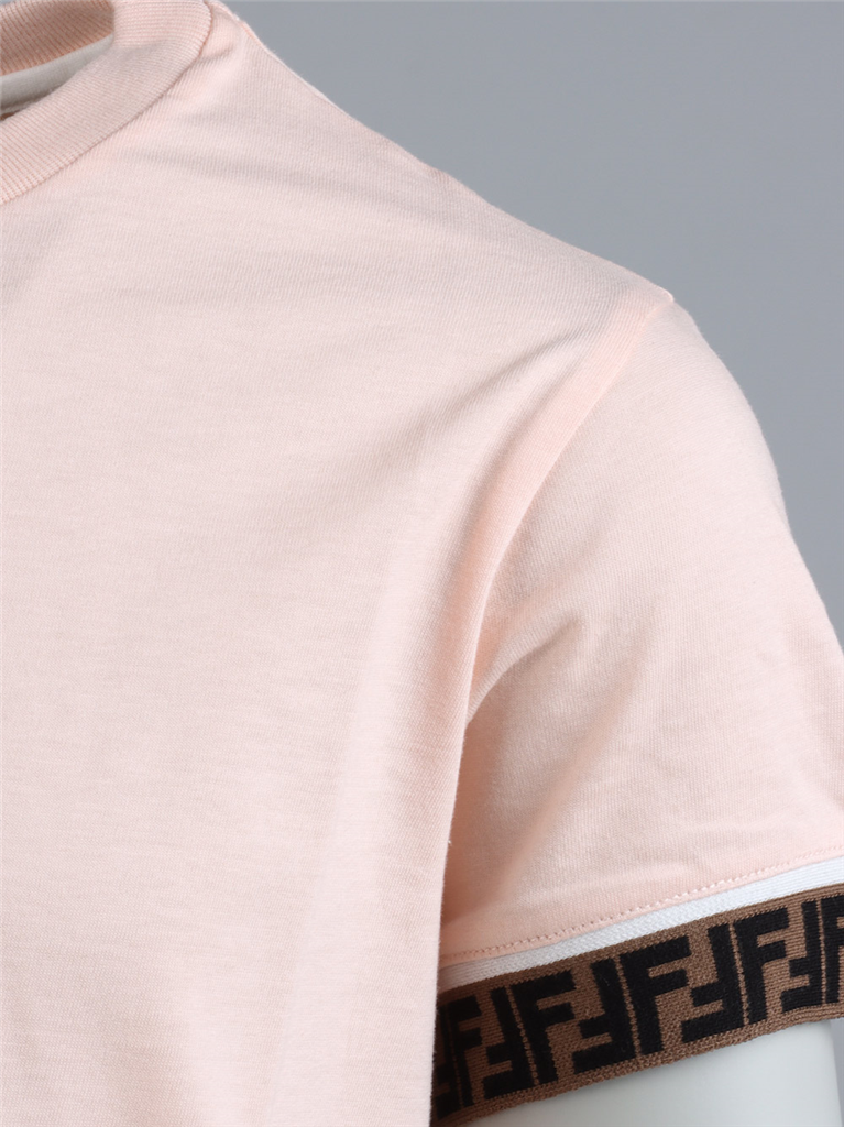 의류 T-shirt FF Fendi 분홍색 어린이들