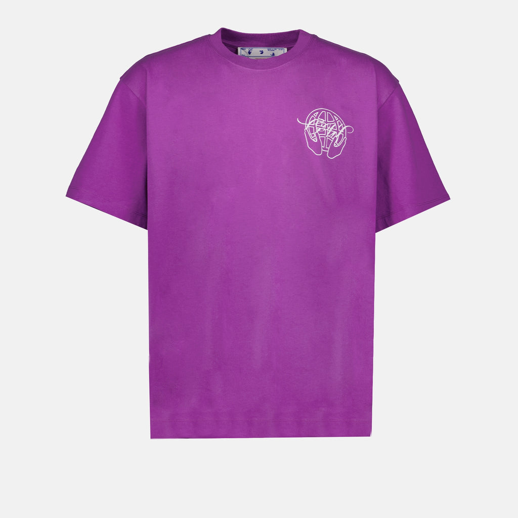 T-shirts Hand Arrow T-shirt Off-White Pink Man