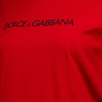 T-shirts Logo T-shirt Dolce & Gabbana Red Women