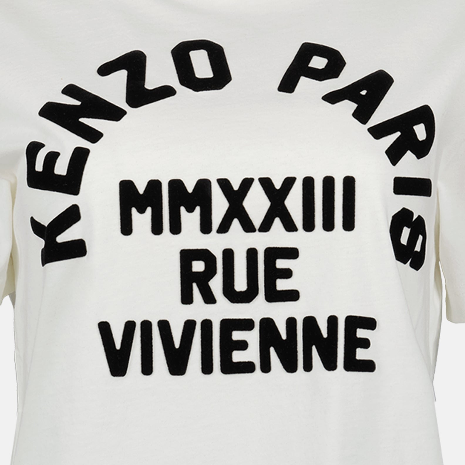 Camisetas T-shirt Rue Vivienne Kenzo Blanco Femme