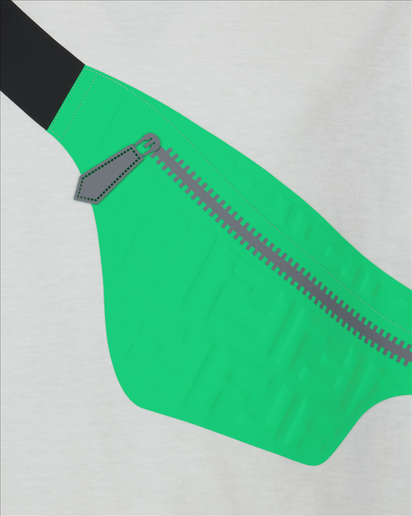 Clothing Fanny pack print T-shirt Fendi Green Kids