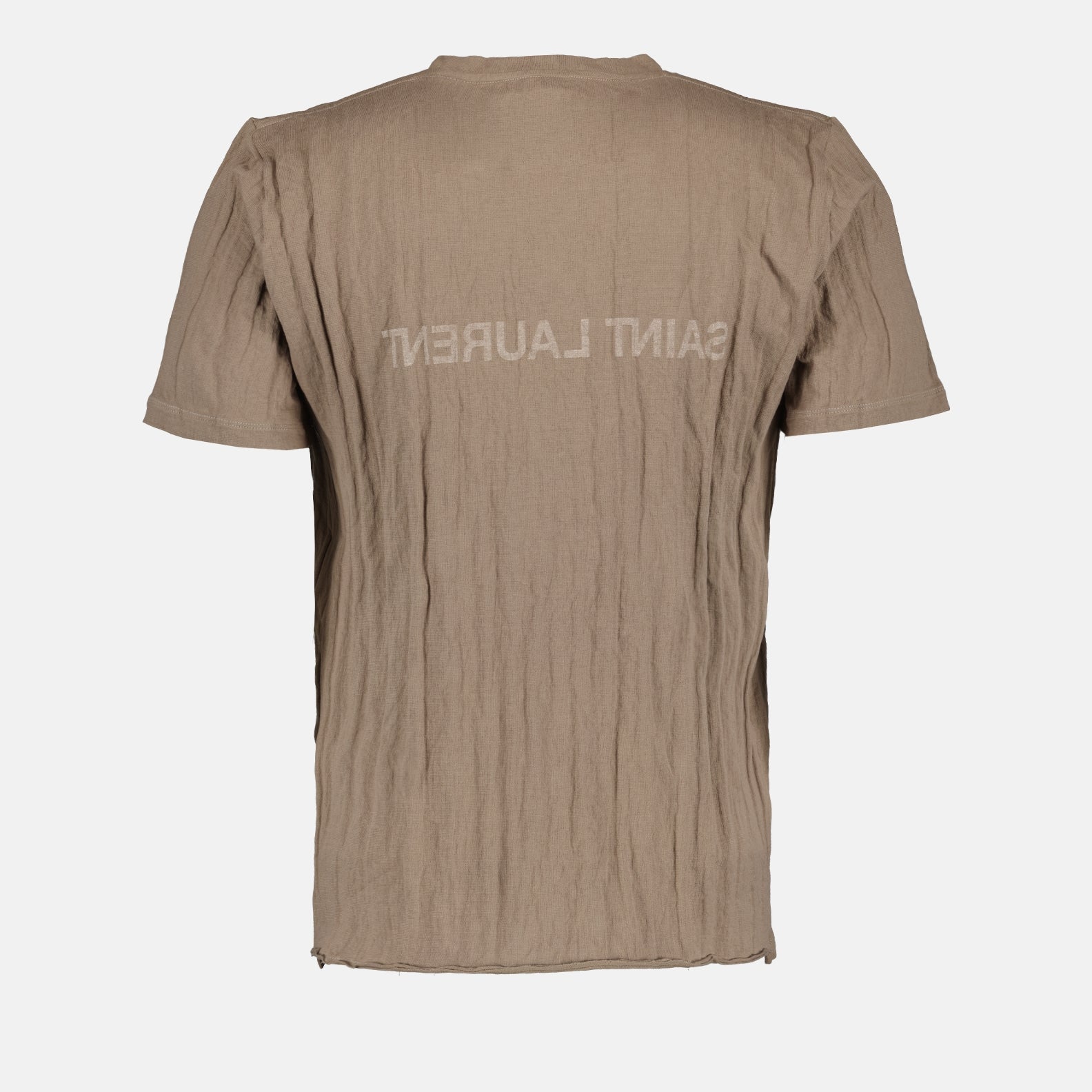 T-shirts Saint Laurent Reversed T-shirt Saint Laurent Brown Man