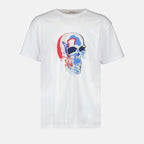 T shirt Skull blanc