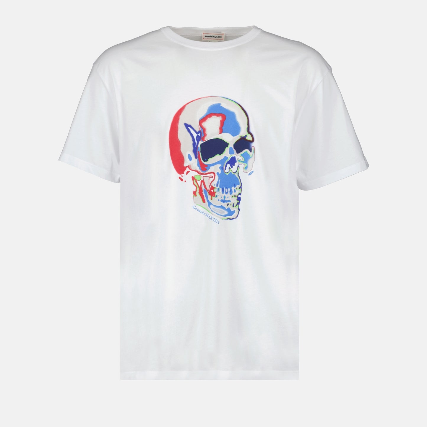 T shirt Skull blanc