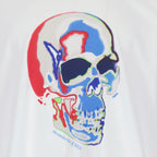 T shirt Skull blanc
