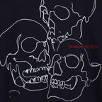 Tシャツ スカルTシャツ Alexander McQueen 青 男