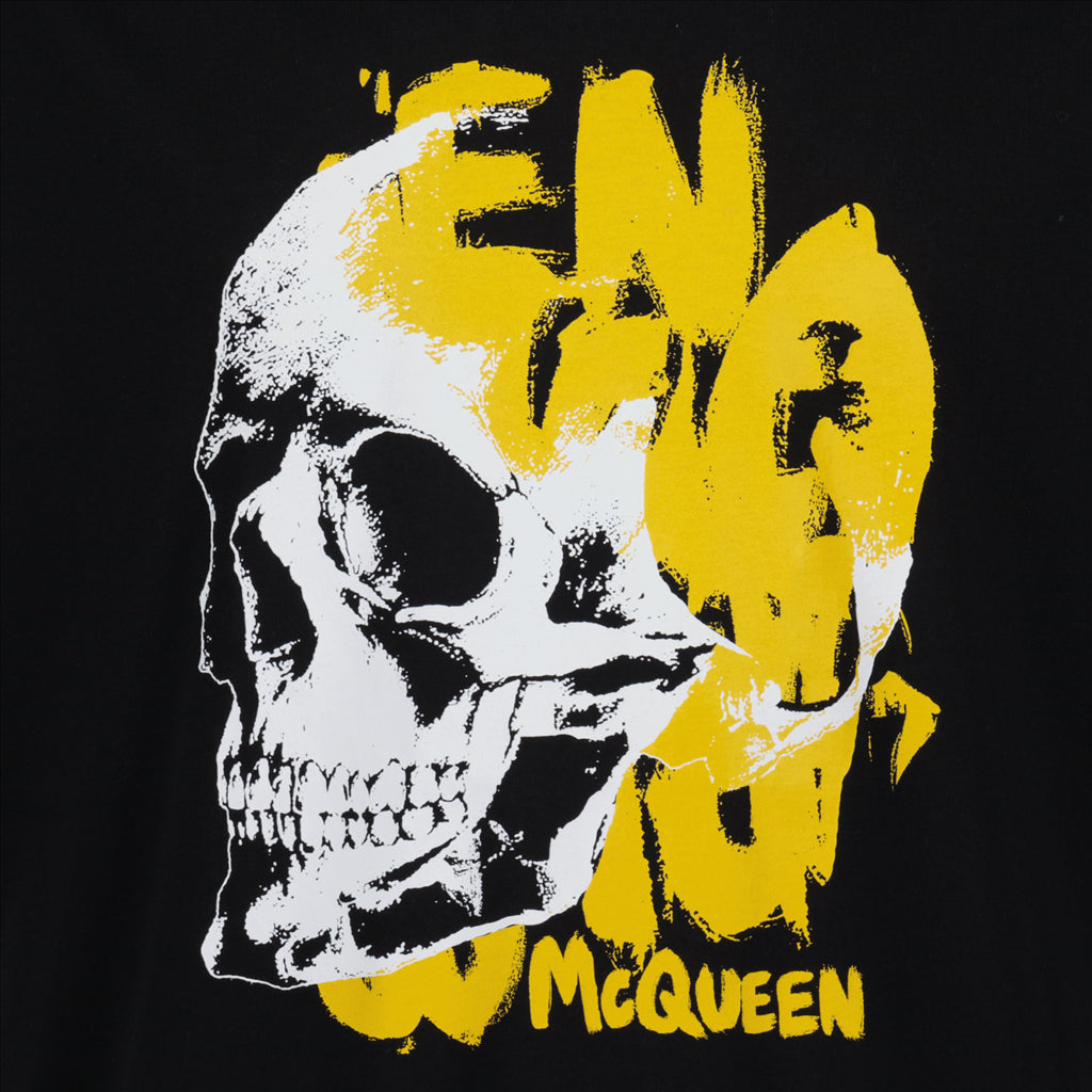 T-shirts Skull T-shirt Alexander McQueen Black Man