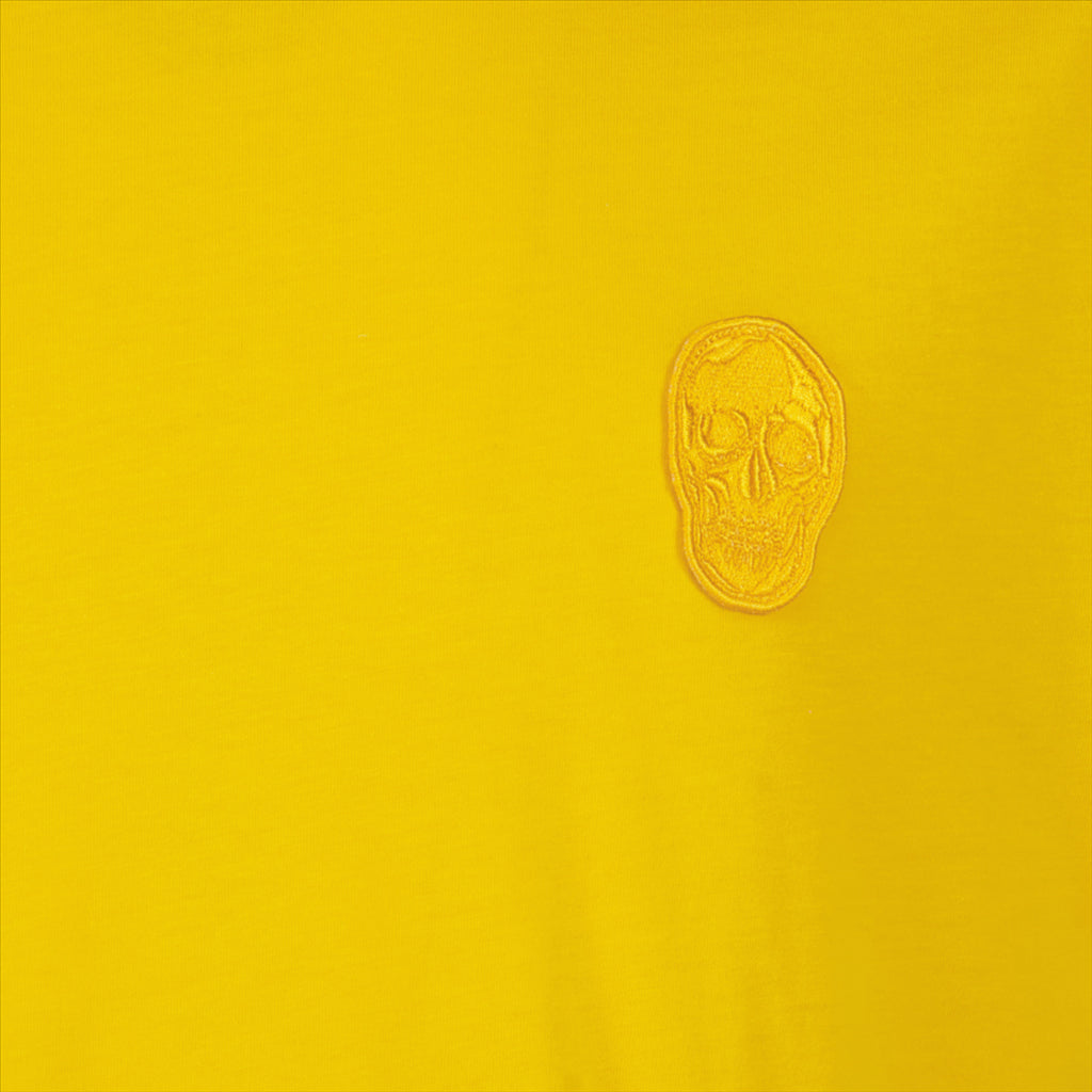 T-shirts T-shirt Skull Alexander McQueen Jaune Homme