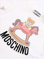 Abbigliamento T-shirt Teddy Toy Moschino Grigio Bambini
