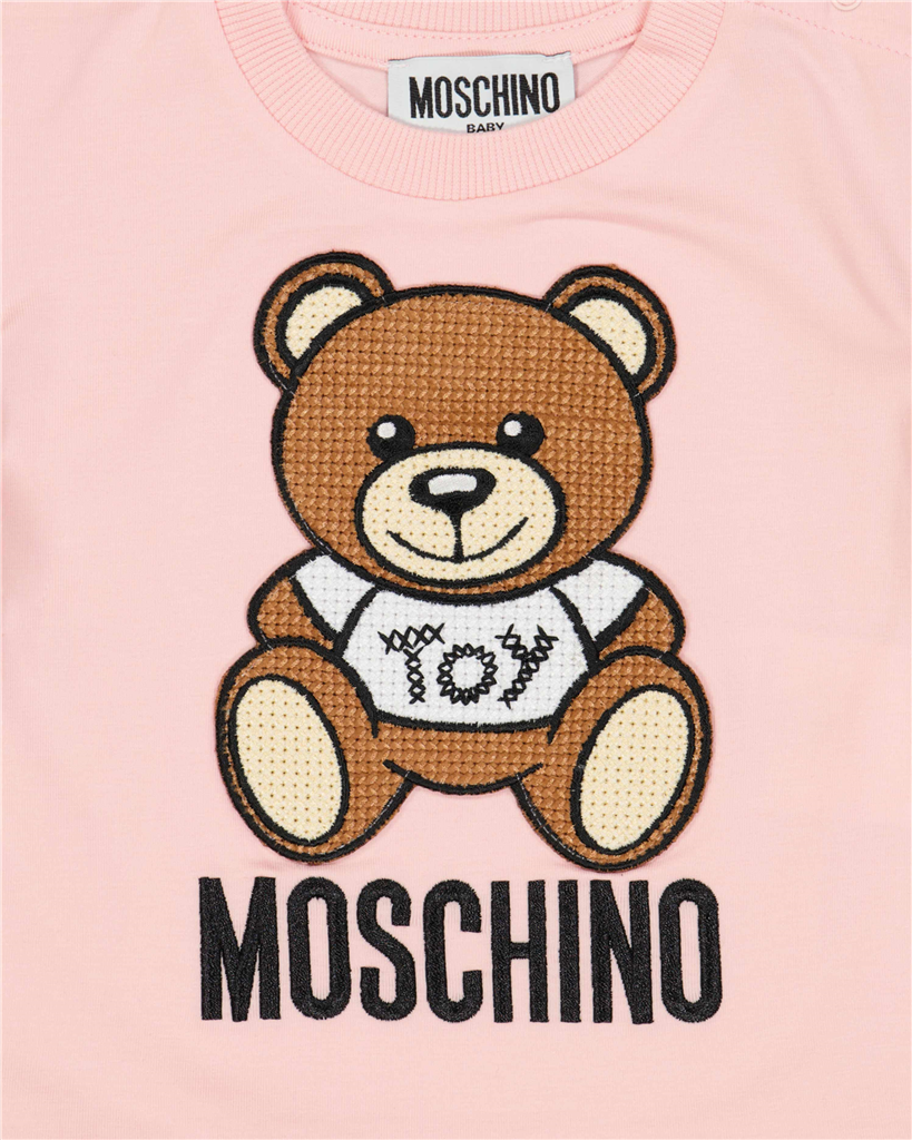 Vestuário T-shirt Teddy Toy Moschino Rosa Crianças