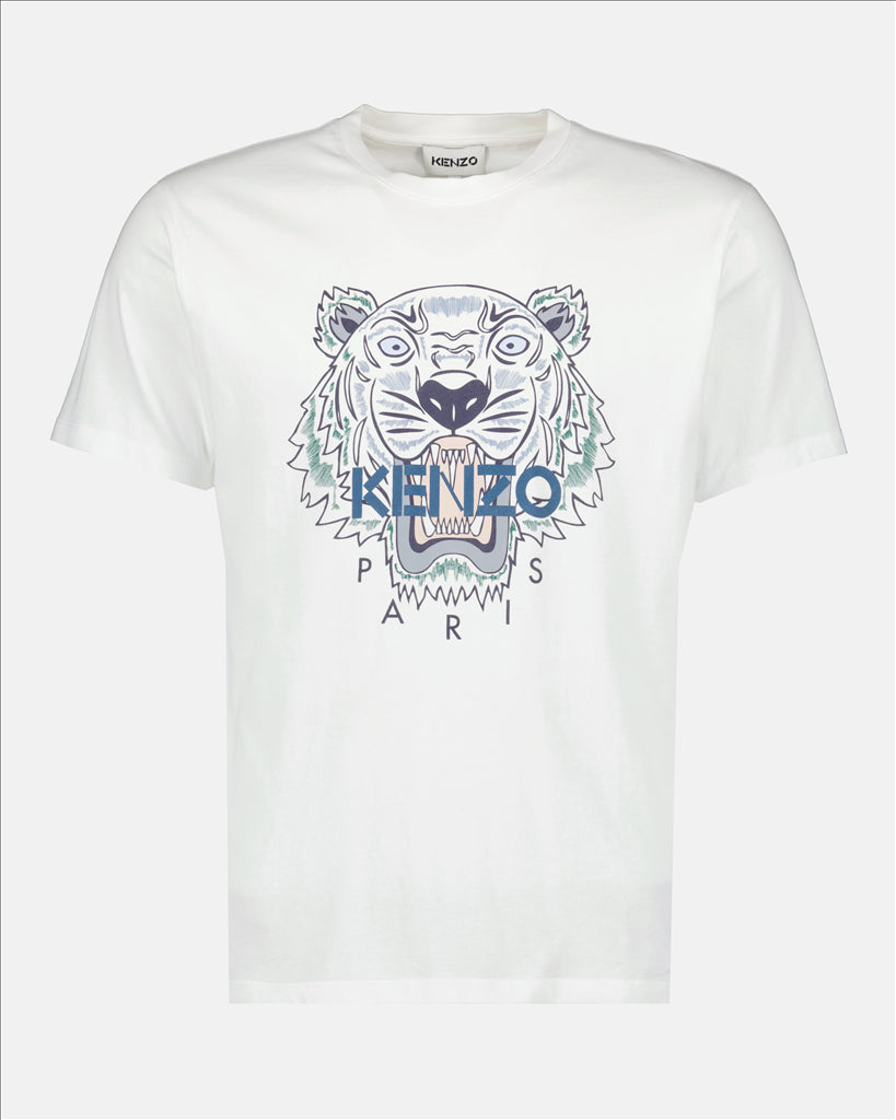 Camisetas T-shirt Tiger Kenzo Blanco Homme