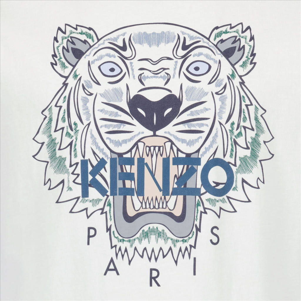 Camisetas T-shirt Tiger Kenzo Blanco Homme