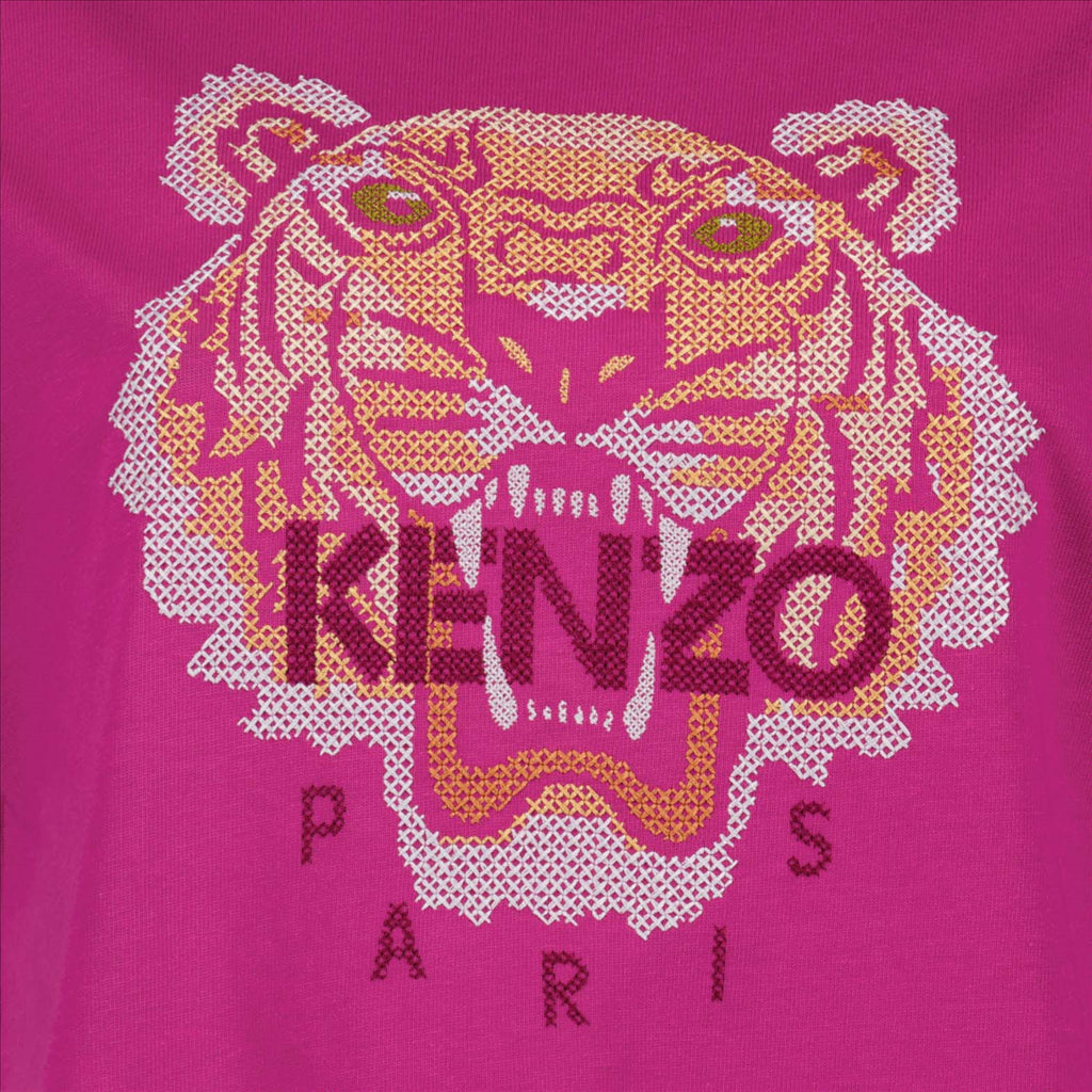T-Shirts T-shirt Tiger Kenzo Rosa Femme
